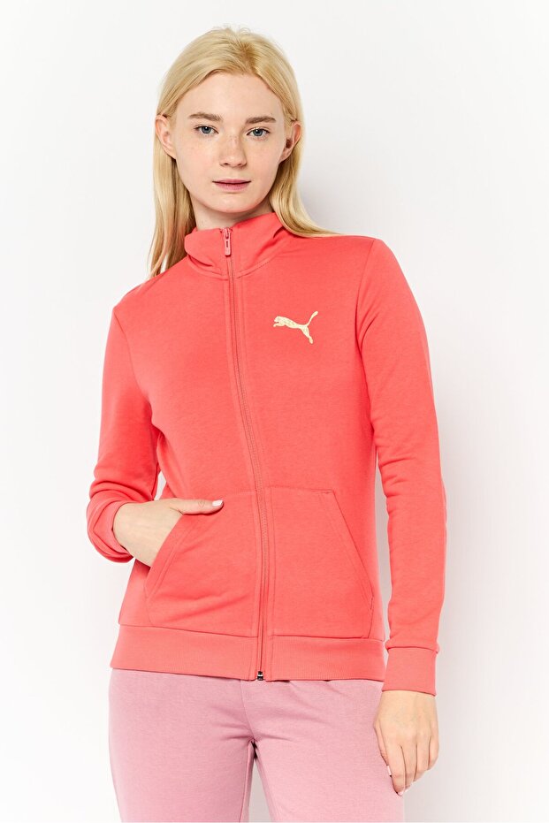 Women Regular Fit Long Sleeve Training Sweatshirt, Pink