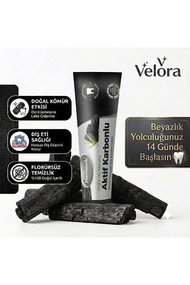 Beyazlatıcı Karbonlu Diş Macunu