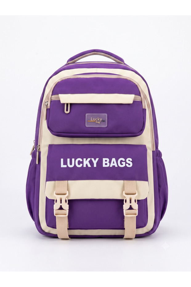 6-Pocket School Bag for Girls & Boys - Elementary, Middle, and High School Compatible - Waterproof Fabric
