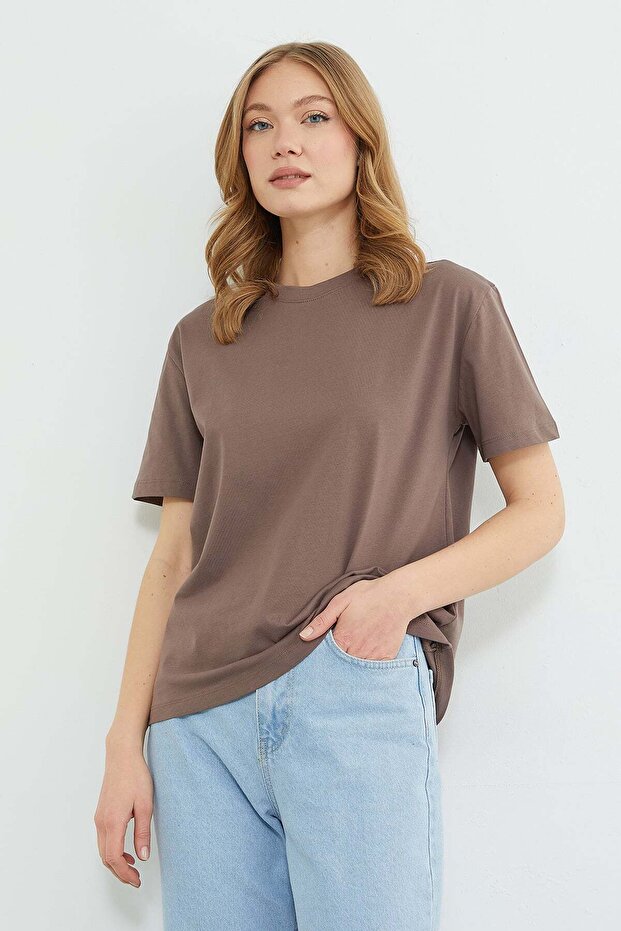 Basic Crew Neck Oversize T-Shirt