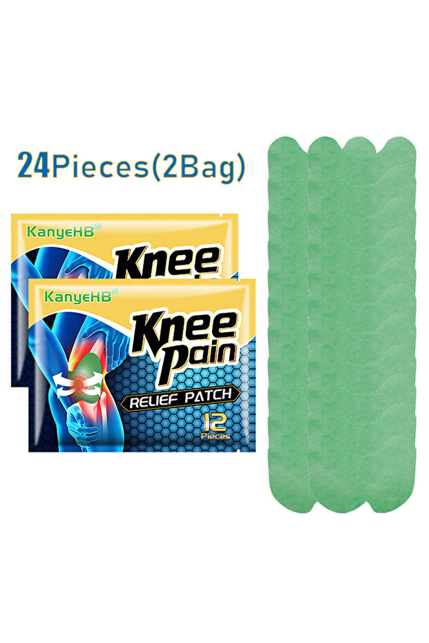 24PCS 24/12Pcs Knee Care Pads Patches Chinese Herbal Medical Plaster Rheumatoid Arthritis Muscle Kn