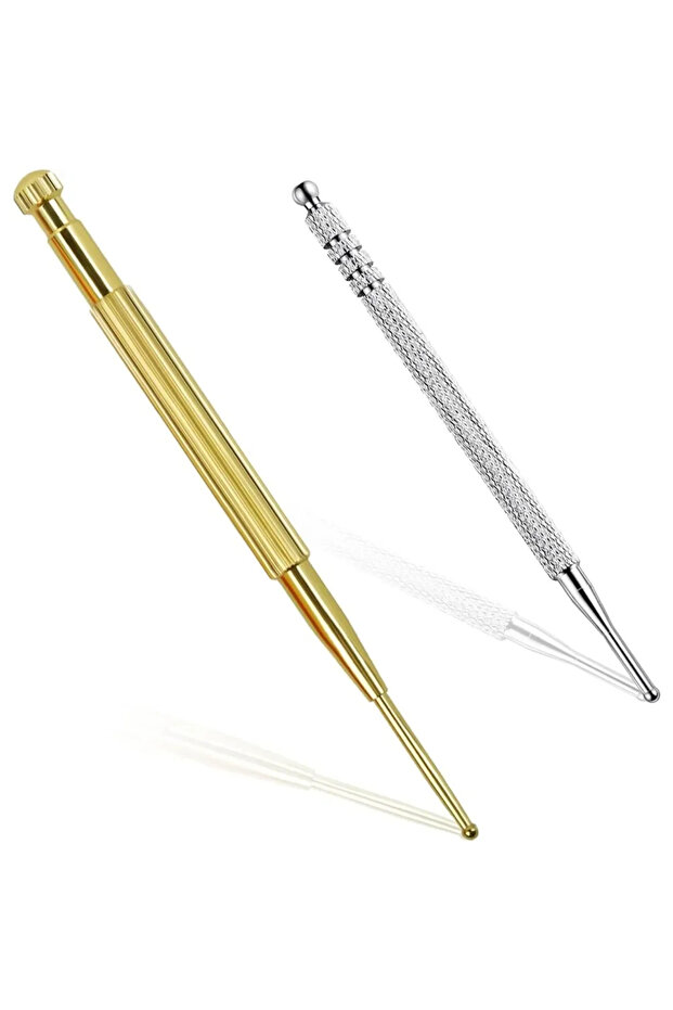 2PCS Facial Reflexology Massage Tool Ear Stimulator Press Point Probe Auricular Pen Ear Reflex Zone