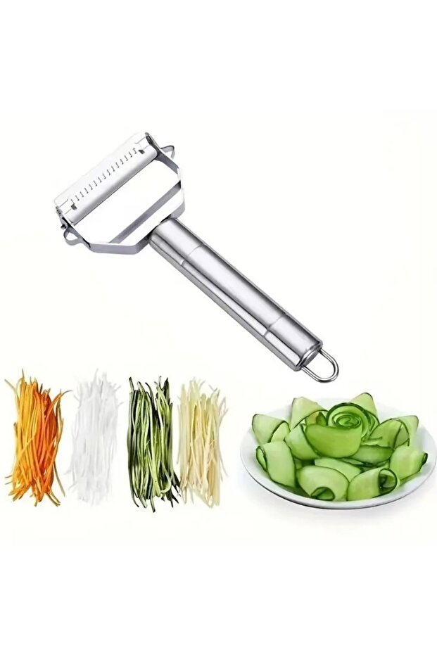 Stainless Steel Multi-function Vegetable Peeler Cucumber Carrot Fruit Cutter Julienne Peeler Pota...