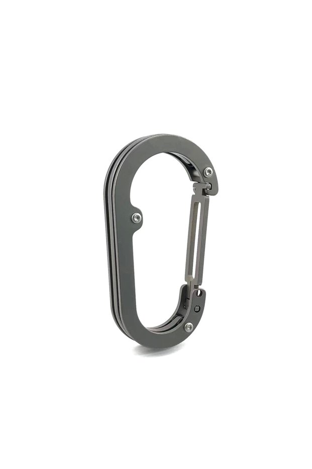 K01 Stainless Steel Heavy Duty Hook, Large Carabiner Clip for Backpack Hanging, Outdoor Gear Accesso