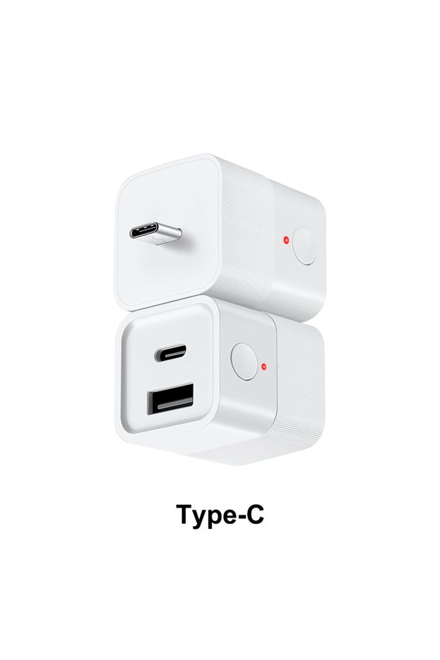 Type-C 1pcs Smart Zigbee 3.0 USB Adapter Switch 2 in 1 Mini USB/Type-C Power Adaptor Plug Works with