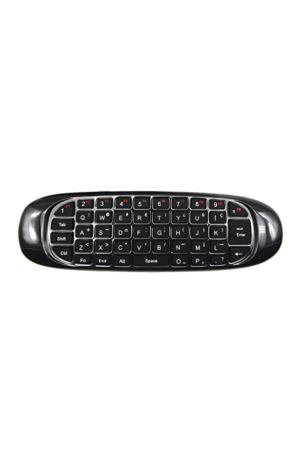 لوحة مفاتيح لاسلكية C120 Fly Air Mouse الإسبانية، جهاز تحكم عن بعد ذكي 2.4G، لوحة مفاتيح ذكية