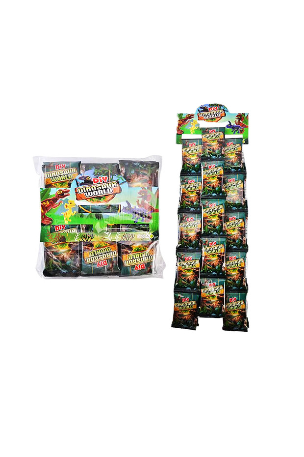 30pcs 30 Set Children's DIY Assembled Dinosaur Model Educational Toy Pinata Filler Carnival Prize Bi