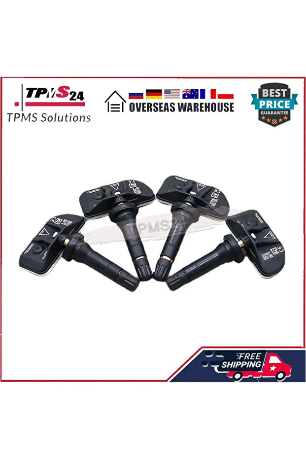 4 piece For 2020 2021 2022 2023 Ford Explorer Focus Kuga Puma S-Max Transit TPMS Tire Pressure Monit