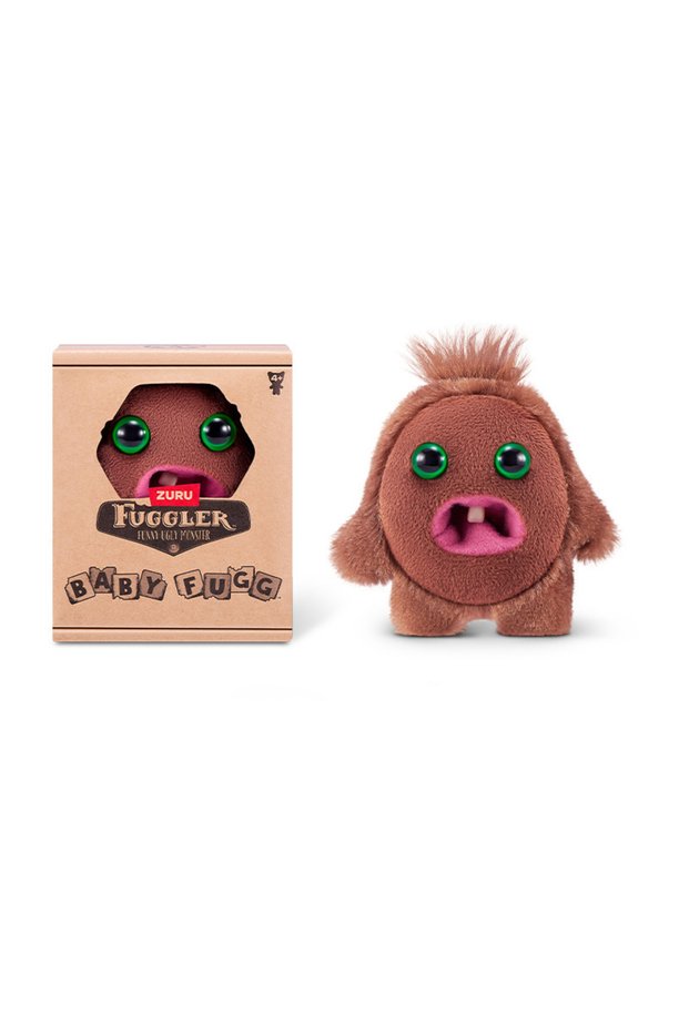 Bandai OOGAH BOOGAH Fuggler Ugly Teeth Monsters Plush Toys Fuggler Baby Cartoon Wide Eyed Weirdo Rab