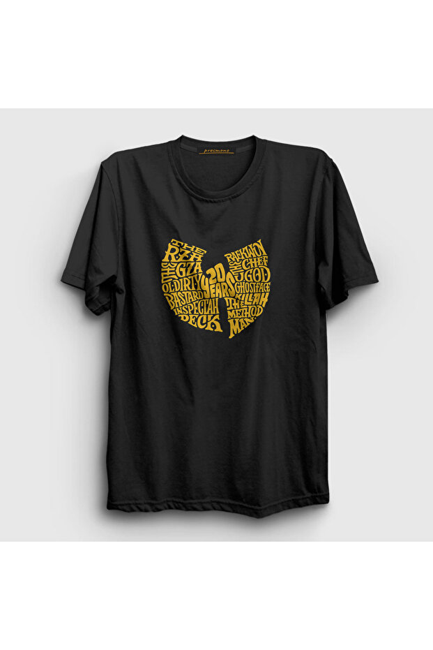 Unisex Black Logo V2 Wu Tang Clan T-shirt303738tt