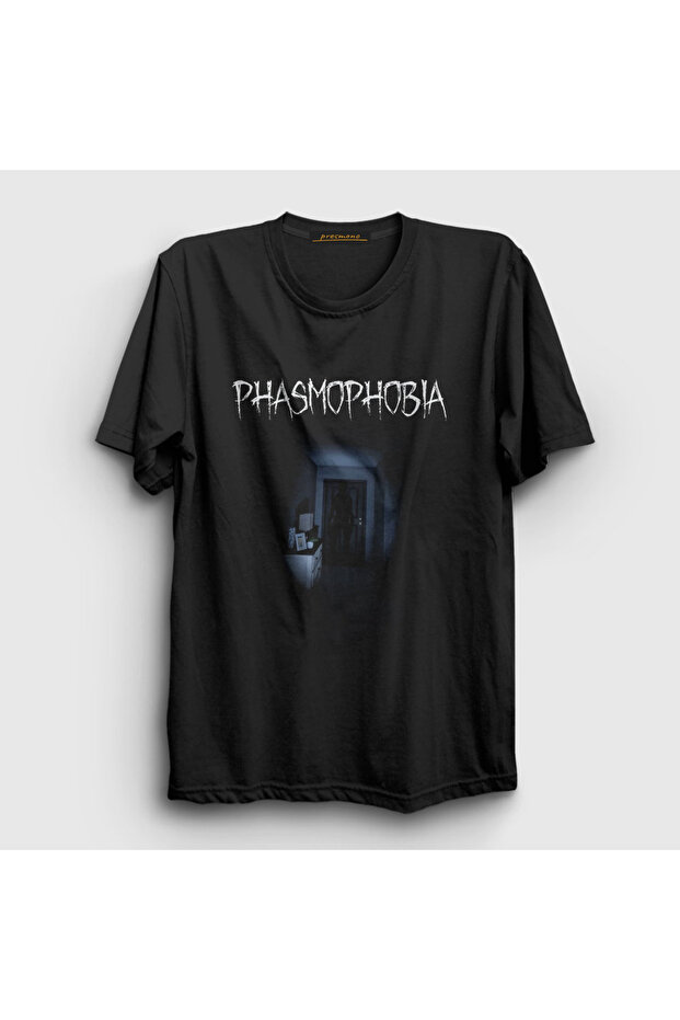 تي شيرت Black Ghost Game Phasmophobia للجنسين 502748 تي تي