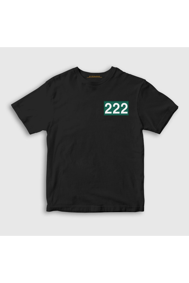Unisex Kids Black Kim Jun Hee 222 Squid Game T-Shirt 567139Tt