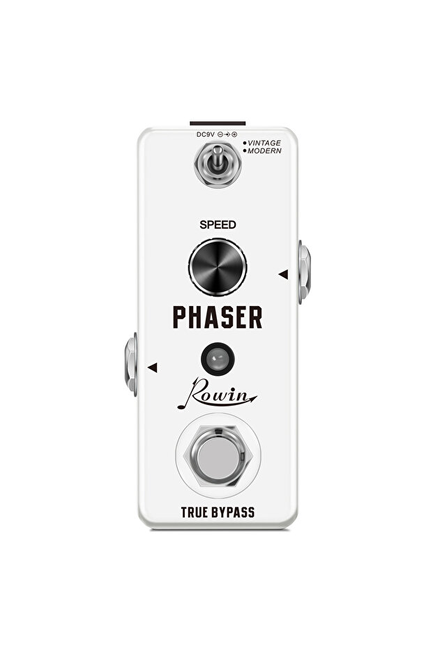تأثير دواسة جيتار باس Phaser Rowin، ضاغط، تشويه، فز، معادل صوت، تأخير، Phaser، Flanger، معزز، Ove