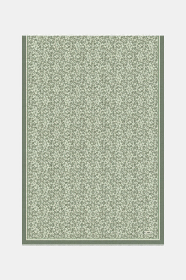 Monogram Patterned Twill İ Silk Al