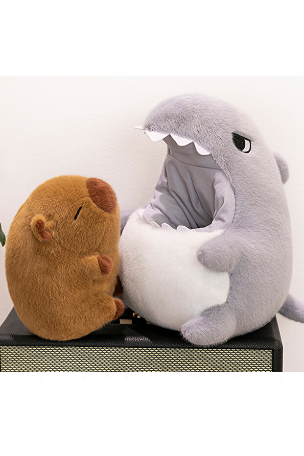 A 30cm New Crocodile Capibala Plush Toy Simulation Capybara Anime Fluffty Toy Cute Animals Stuffed