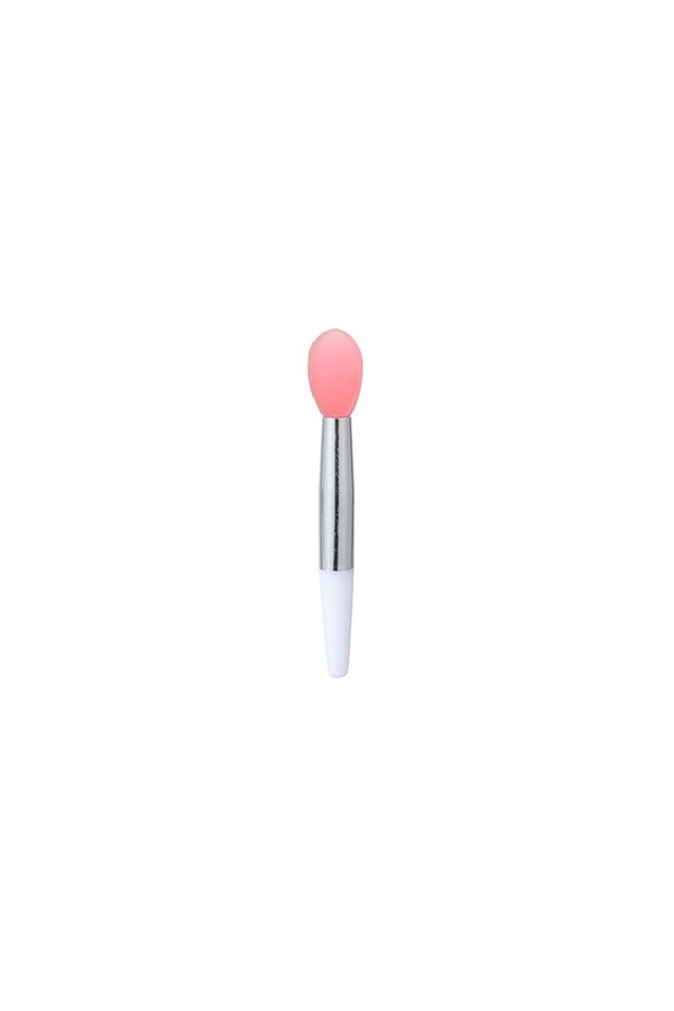 Watermelon red 10pcs Silicone Lip Brush Mini Lip Mask Brush Portable Lipstick Makeup Brush Transpare