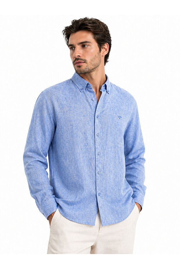 Men's Linen Blend Shirt