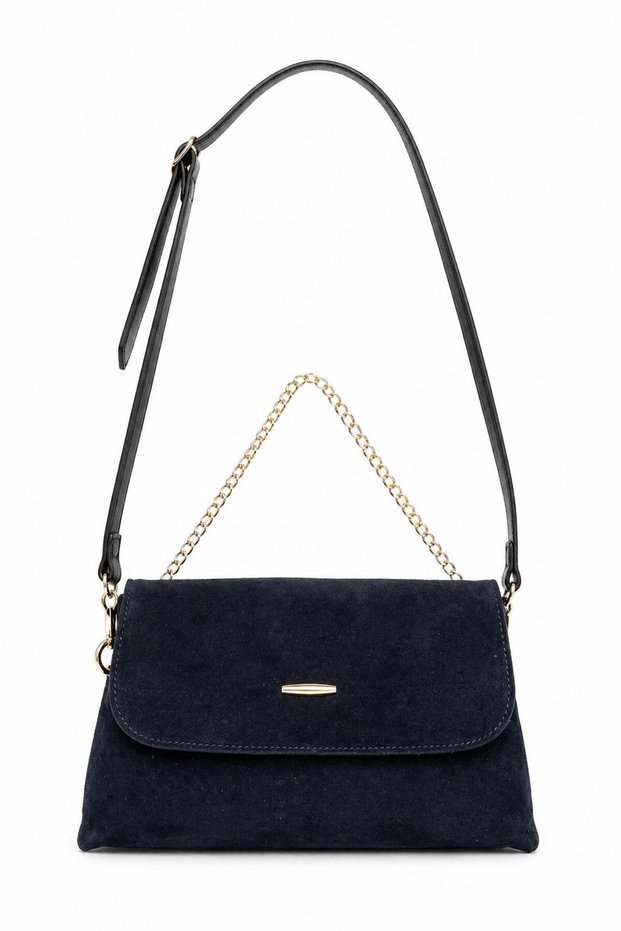 Women's Casual Bag with Chain Strap & Long Strap, Double Compartment, Stylish Daily Shoulder Bag