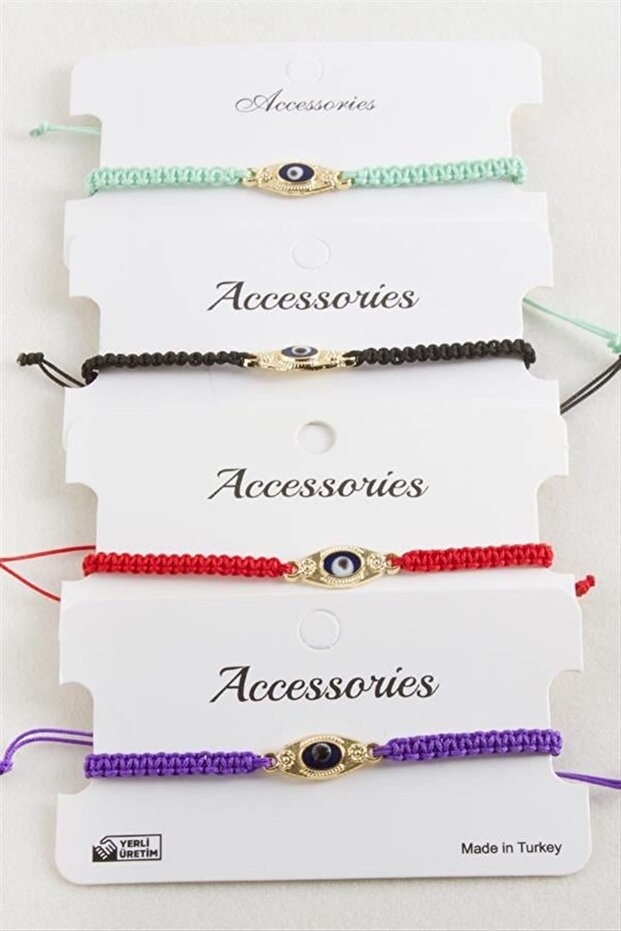 Eye Macrame Braided Bracelet - Brown