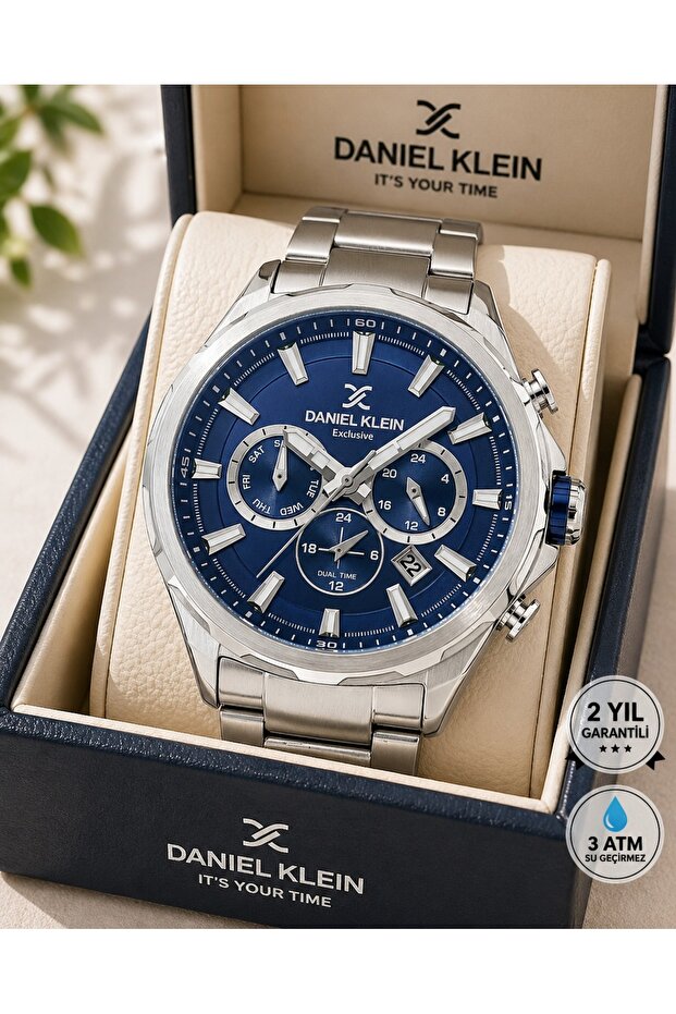 Men's Watch with Metal Case - Strap 5 Atm Water Resistant
