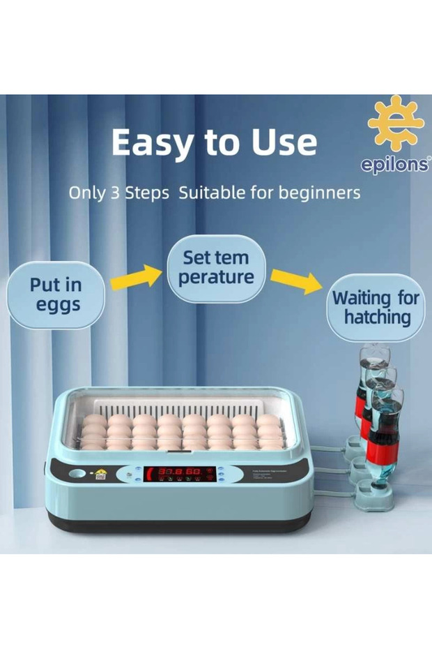 حاضنة بيض أوتوماتيكية بالكامل مع 5 برامج Epo-s64 ( ) - 5