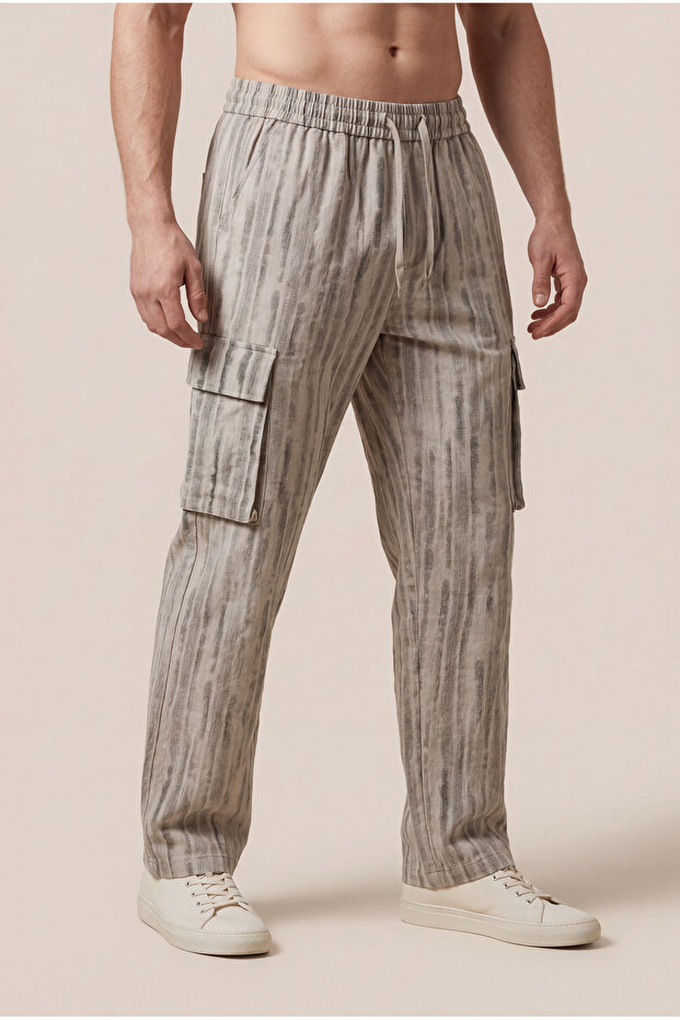 Print Baggy Cargo Pant A6 7085A, XL