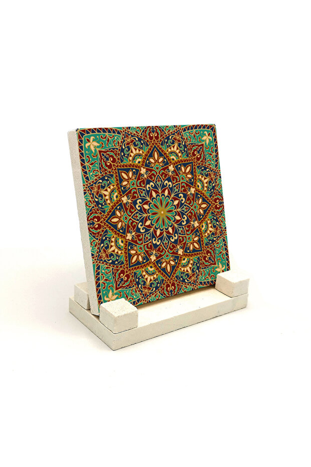 طاولة حجرية مطبوعة بنمط إيراني 10x10 KD-19