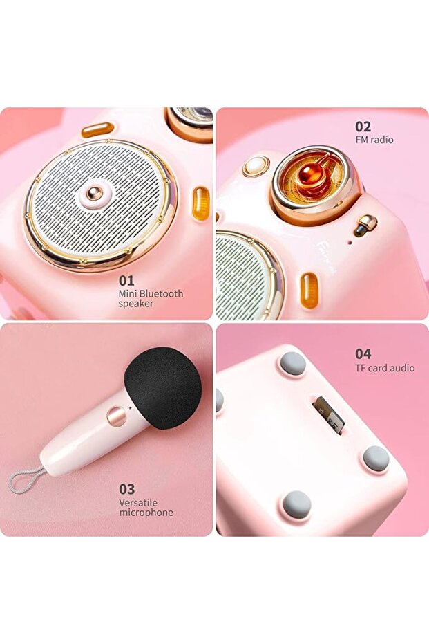 Fairy-OK Bluetooth Speaker - Pink - 4