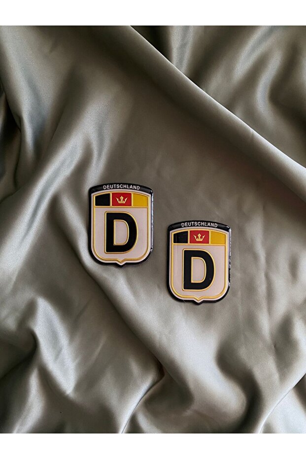 Auto Germany Sticker Emblem 2 Pieces Car