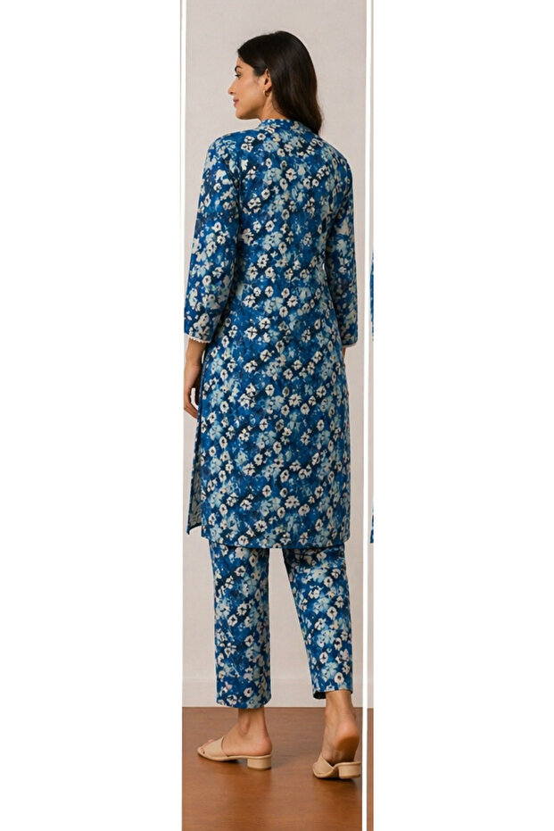 Top Bottom set– Deep Indigo Blue - 2