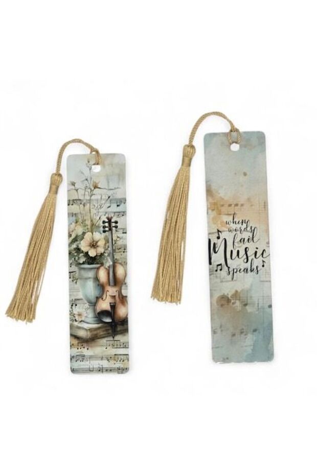 Musical Violin Bookmark