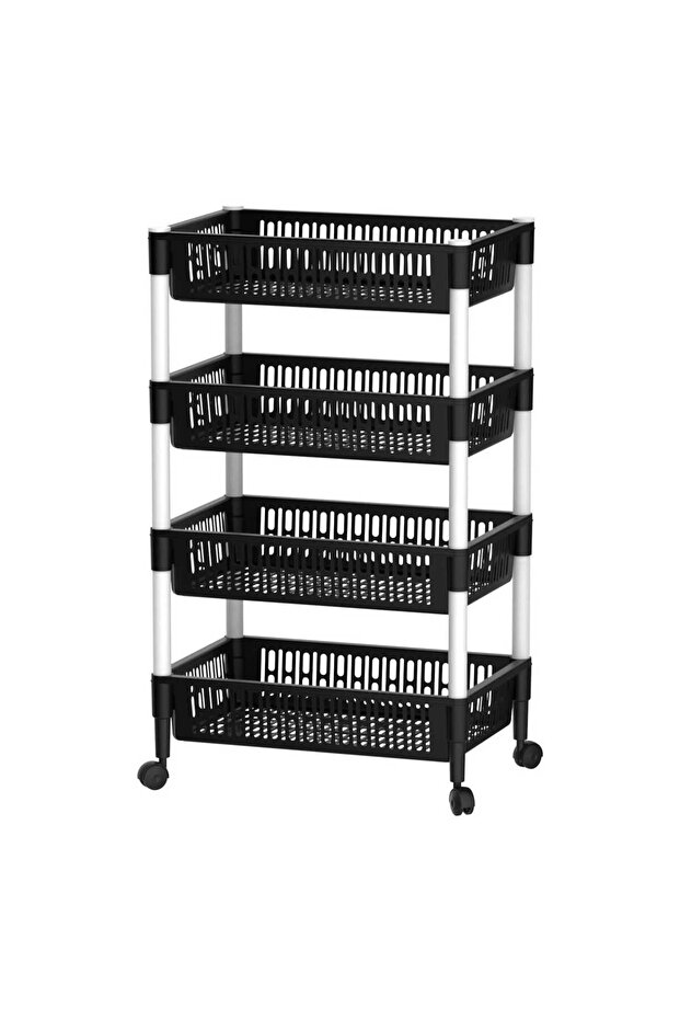 Vegetable Rack, 4 Trays, Assorted