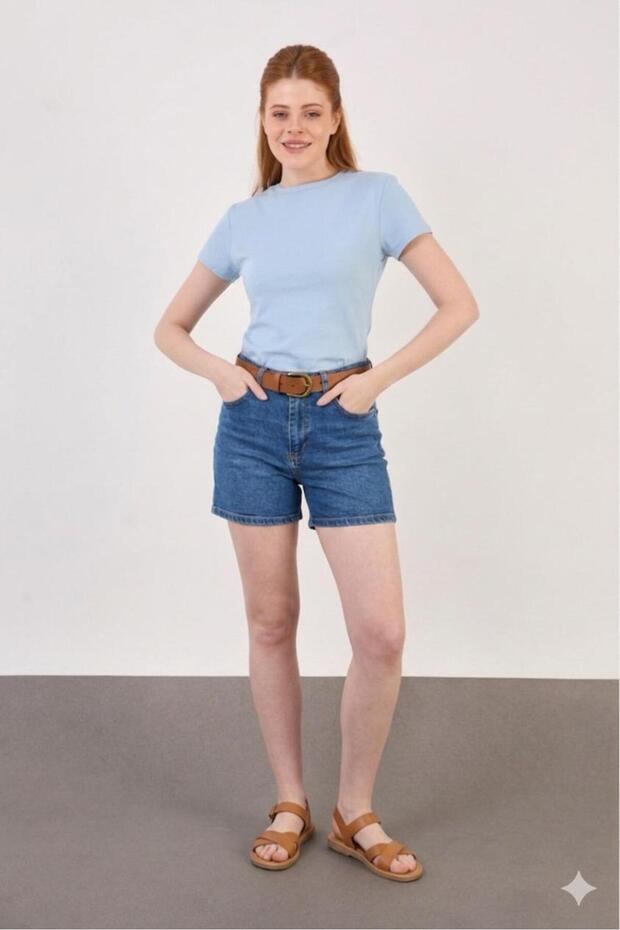 Short Sleeve Basic Bluz