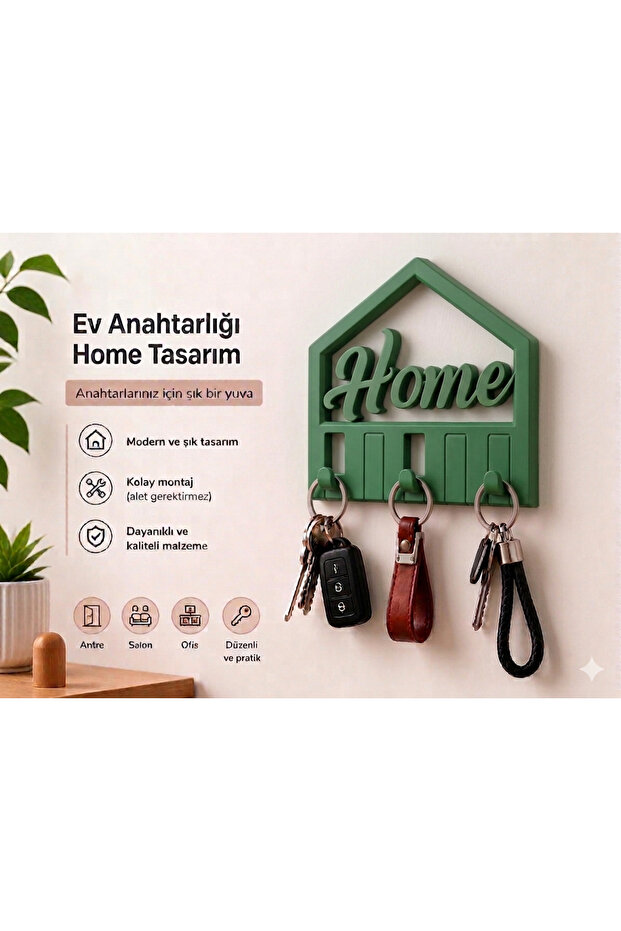 Home Keychain – Home Design Style and Modern 11 × 11 cm