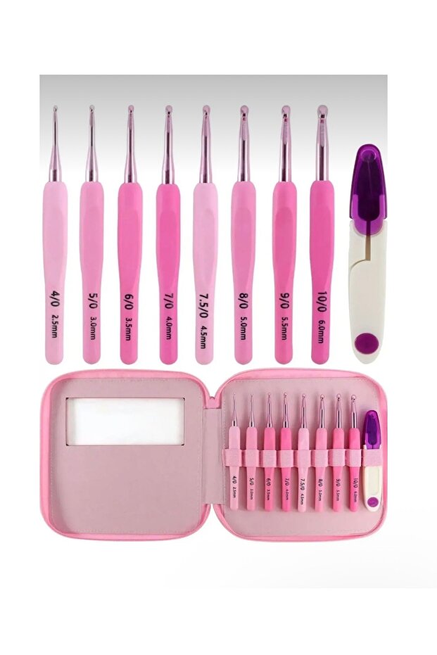 Ergonomic Silicone Tig Set with Pink Bag