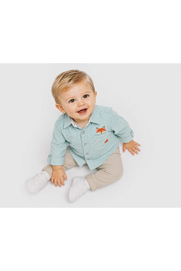 Isis Baby Boy Striped Shirt
