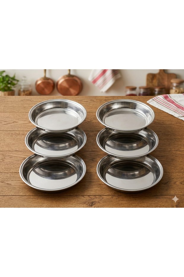 No3 abant stainless steel 18cm x 3.6cm saucer, soup, meal standard dessert or snack plate