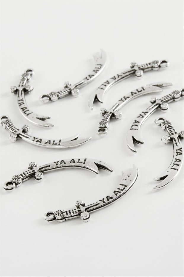 Ilkeshop Zulfiqar Sword Tasbih Horse 50 (224229) Gram-Silver Color