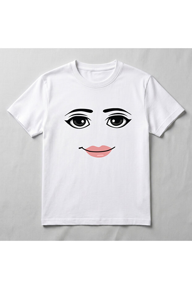Roblox Printed 100% Cotton Premium Tshirt with Crew Neck for Kids