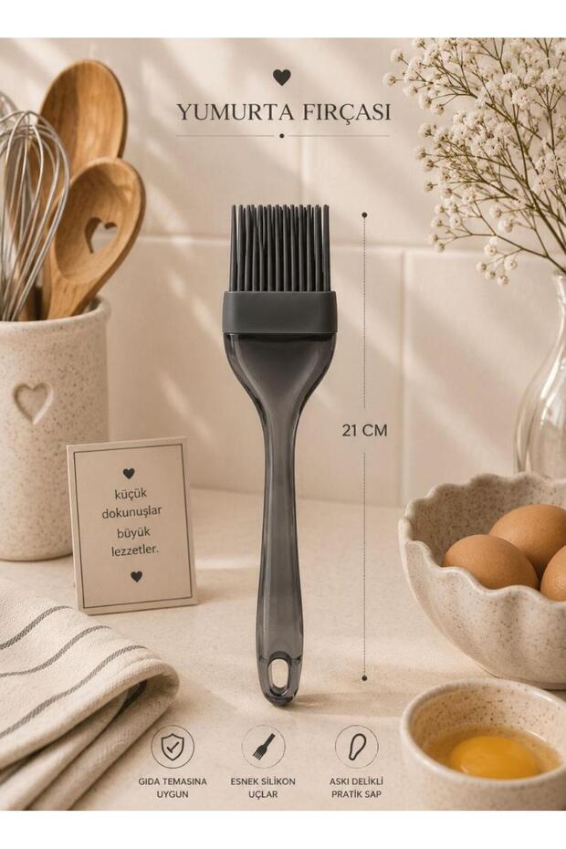 Silicone Egg and Sauce Brush Anthracite