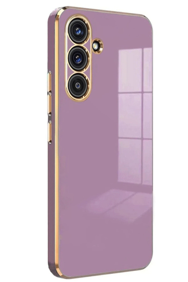 Ilkeshop New Galaxy S25 Fe Volet Silikon (141607) - Purple