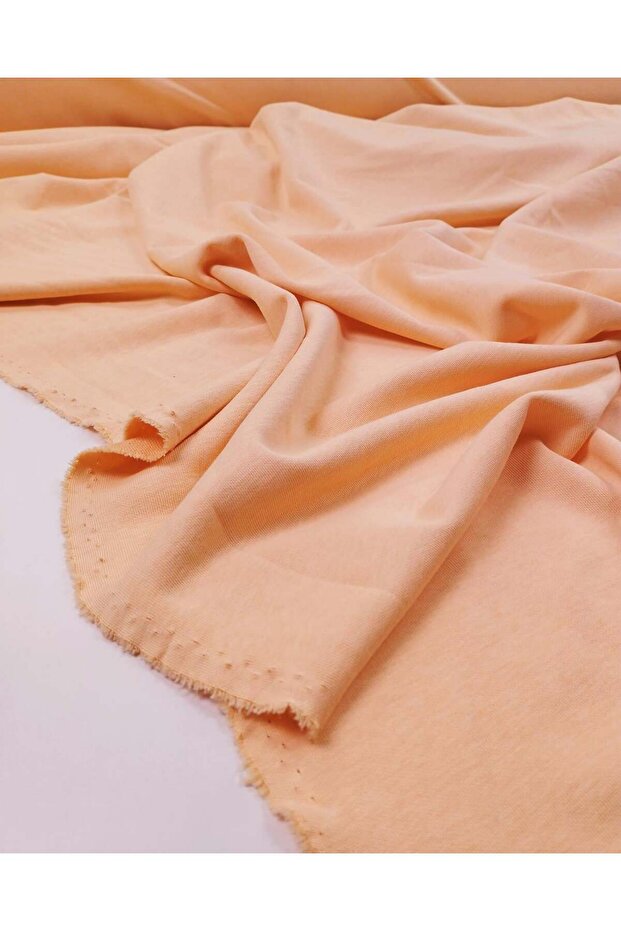 قماش محبوك من القطن الممشط من نوع Sweet Salmon 2، ناعم للملابس الرياضية والبدلات الرياضية، العرض: 180 سم