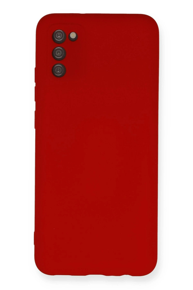Ilkeshop New Galaxy A03S Case Nano Inside Velvet Silicone (222518) - Red