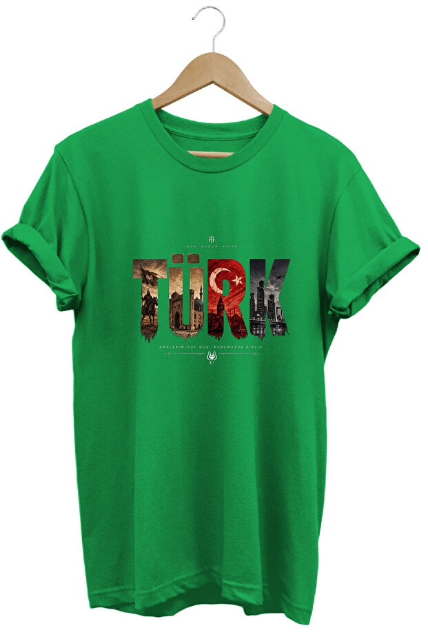 Yesterday Today Tomorrow Themed Turkish Written Special Design T-Shirt