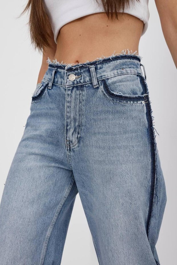 Trend Special Design Laser Knee Detail Loose Fit Baggy Denim Jean Pants-Trending Special Design Laser Knee Detail Loose Fit Baggy Denim Jeans