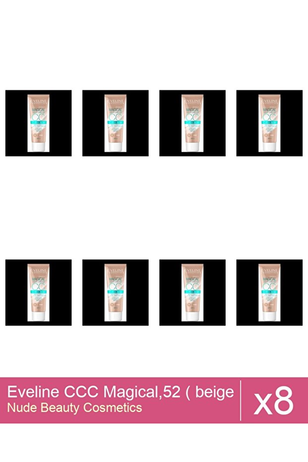 Set 8x Eveline CCC Magical,52 ( beige ) , 30 ml - 1