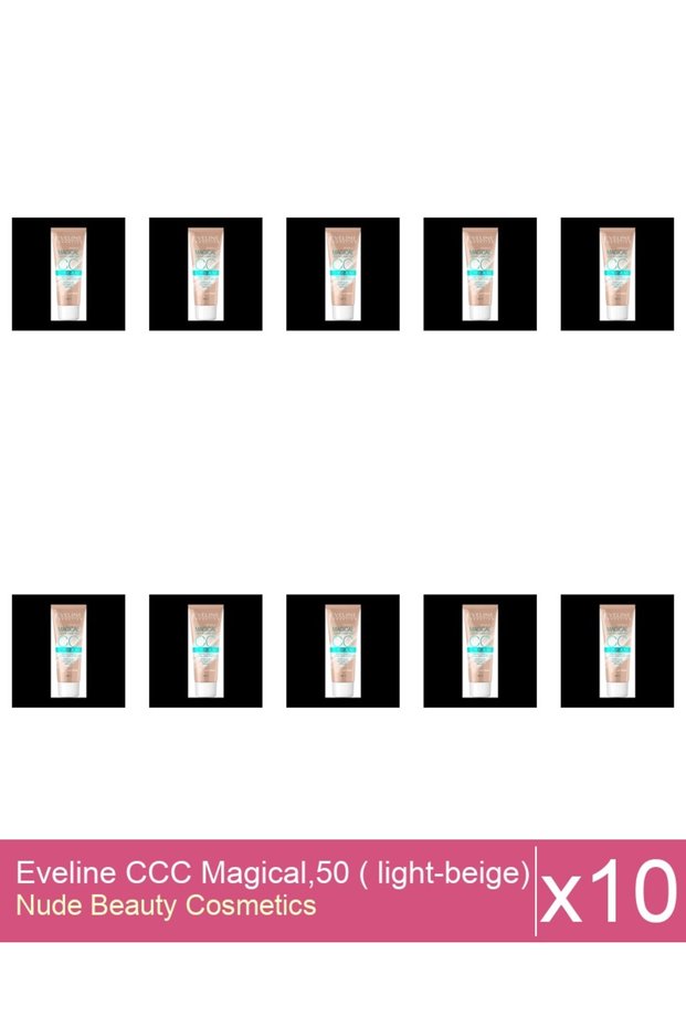 Set 10x Eveline CCC Magical,50 ( light-beige) , 30 ml