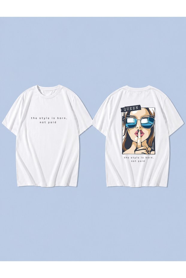 Oversize Unisex T-Shirt 100% Cotton Printed Comfortable Fit Premium T-Shirt