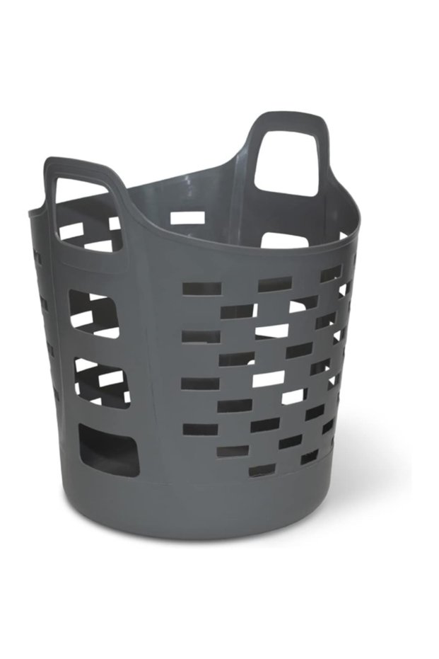 Durable Flexible High Quality Plastic Laundry Hamper 35 Liter