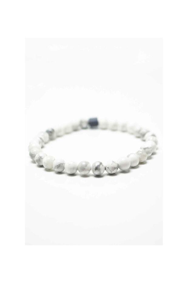 Natural Stone Howlite Bracelet 6mm